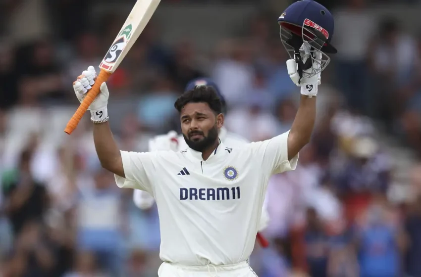  Rishabh Pant Smashes Record with 4th Test Century Against England in Leeds