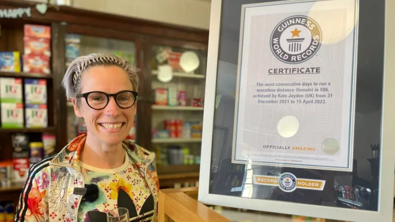  Kate Jayden Sets World Record with 106 Marathons