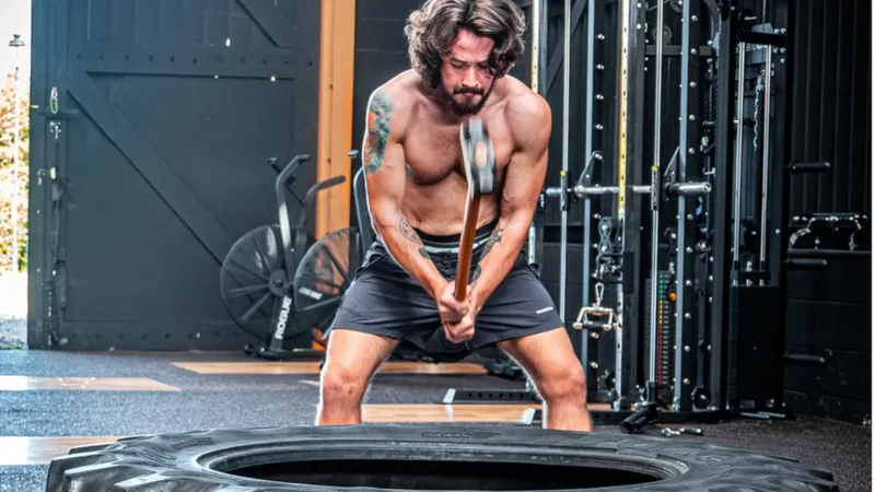  Adventure Athlete Strikes Tyre 30,000 Times to Raise Awareness for Rare Neurological Disorder