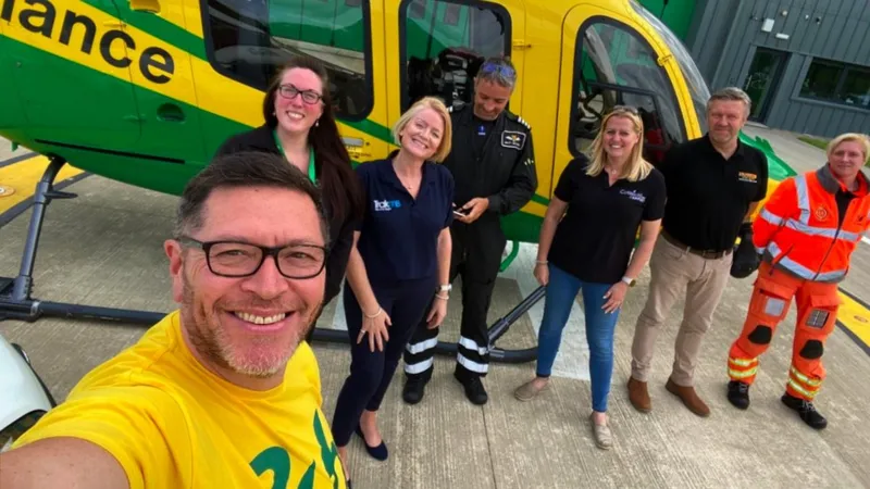  Bungee Jump Survivor Mike Land Aims for World Record Van Pull to Benefit Charity