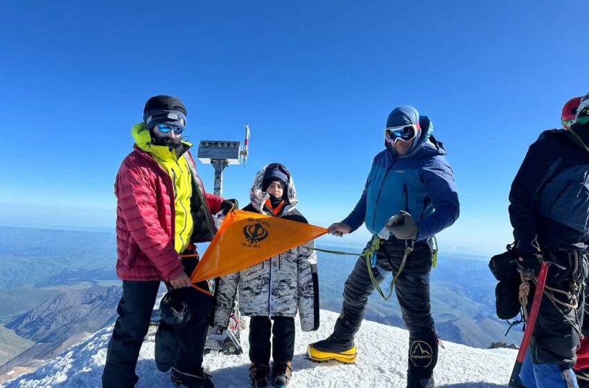  Punjab Prodigy: 6-Year-Old Teghbir Singh Becomes Youngest Ever to Conquer Europe’s Highest Peak