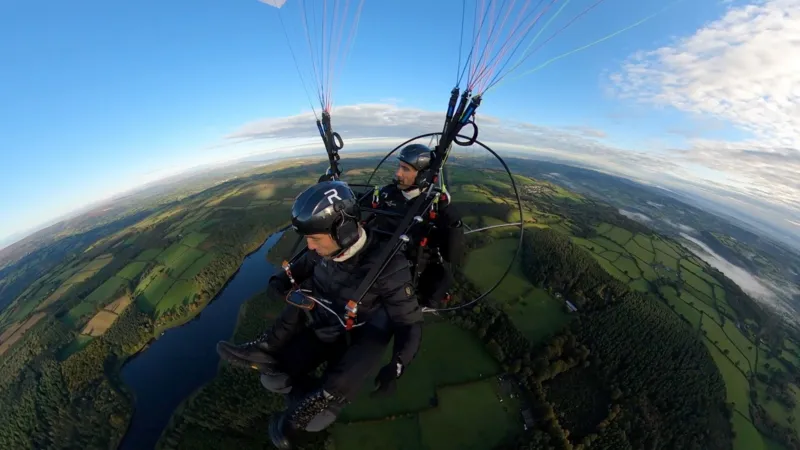  Turner Twins Set Sights on World Altitude Record in Electric Paramotor