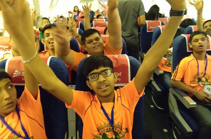 Navjeevan Charitable Trust Sets Record with Specially-Abled Children’s Mumbai Tour by Air