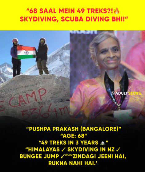  68-Year-Old Bengaluru Woman Conquers 49 Treks, Including Everest Base Camp