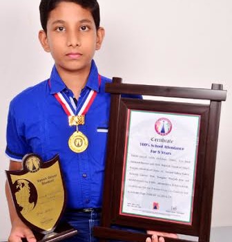  Vansh Goyal Sets World Record for 10 Years of Continuous A+ Grades from Jr. KG to Class IX