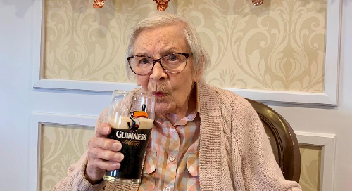  105-Year-Old Credits Long Life to Staying Single and Drinking Beer