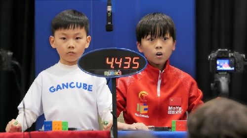  “11-Year-Old Shatters Rubik’s Cube World Record with 4.23-Second Average”