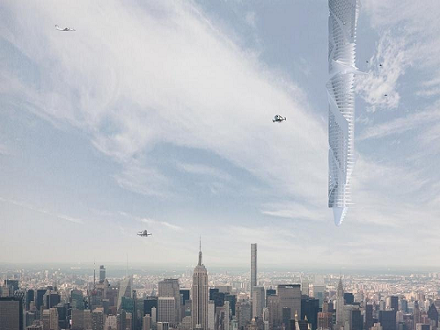  Dubai Plans the World’s First Hanging Tower—Anchored in Space