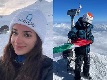  17-Year-Old Fatima Al Awadhi Becomes Youngest Emirati to Scale Europe’s Highest Peak