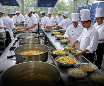  India Builds World’s Largest Solar Kitchen: Feeds 50,000 People Daily Without Gas or Electricity