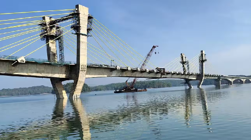  India Inaugurates Its Second Longest Cable-Stayed Bridge in Karnataka
