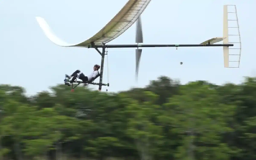  Japanese Students Build World’s First Pedal-Powered Flying Cycle
