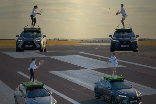 “Tennis at 70 MPH: Lexus Sets Guinness Records with High-Speed Rally”