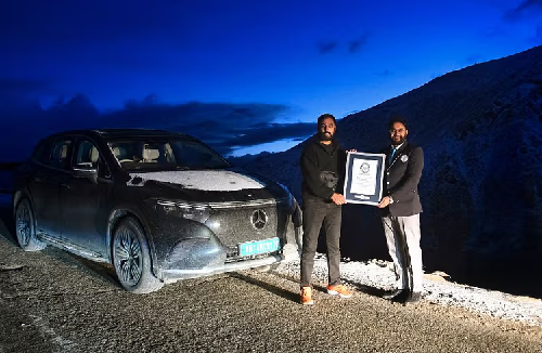  “Autocar India and Mercedes-Benz Set Guinness Record with Electric Car Endurance Feat”