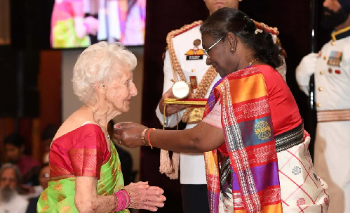  “At 102, Charlotte Chopin Wins Padma Shri for Spreading Yoga in France”