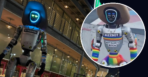  “Rizzbot” — Gay Humanoid Robot Spotted Roaming the Streets of Los Angeles