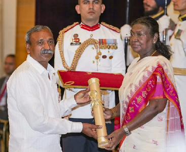  “Chaitram Pawar Honoured with Padma Shri for Empowering Tribals and Reviving Forests”
