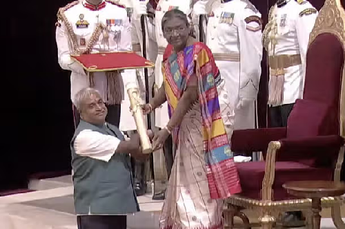  Shri K. S. Rajanna from Karnataka Conferred Padma Shri for Outstanding Contribution to Social Work