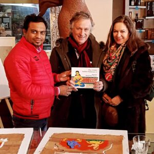 Sujit Das Elevates Assam’s Ancient ‘Puthi Chitra’ to International Acclaim