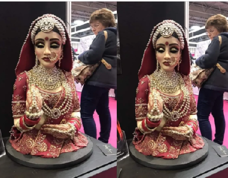  “World’s Most Beautiful Cake: This Bride is Actually a Masterpiece in Fondant”