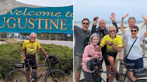  “85-Year-Old Robert Sanders Becomes Oldest to Bike Across America in 44 Days”