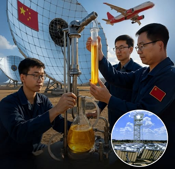  “China Achieves Breakthrough: Jet Fuel Created from Sunlight and Air, No Oil Needed”
