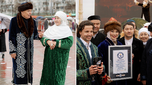 Kazakhstan Sets World Record with 5,000 in Traditional Dress by the Caspian Sea