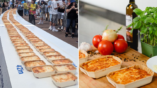  Portugal Serves Up World Record With Over 1,200 Lasagnes at Food Festival
