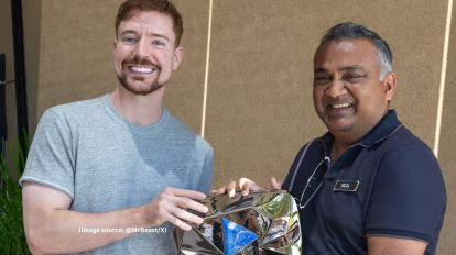  MrBeast Receives One-of-a-Kind Play Button for Hitting 400 Million YouTube Subscribers