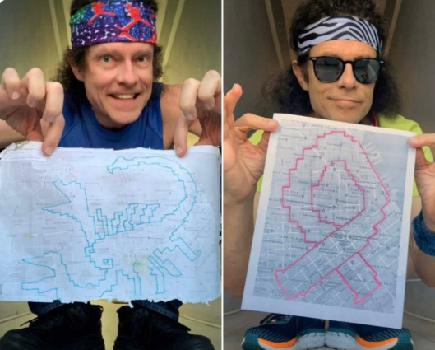  Marathon Runner Turns City Streets into Canvas Using GPS Tracker