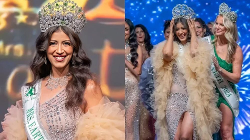  Vidhu Ishiqa Crowned “Mrs. Earth International 2025” – A Proud Moment for India
