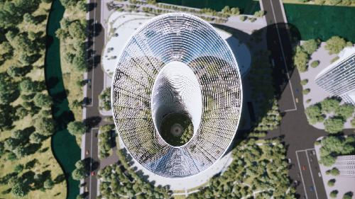  China Unveils Infinity-Loop Skyscraper, One of the World’s Most Striking Architectural Marvels