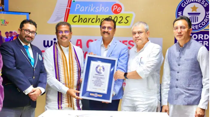  Pariksha Pe Charcha 2025 Secures Guinness World Record for Highest Registrations