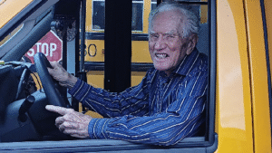 Minnesota’s 94-Year-Old Jim Oppegard Named World’s Oldest Bus Driver