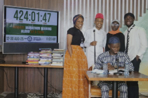 Lagos Readers Attempt Record-Breaking 18-Day Reading Marathon to Promote Literacy