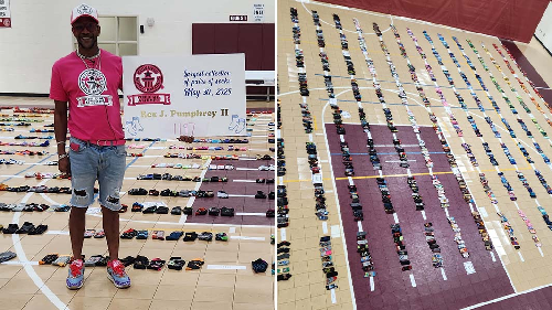  Rex J. Pumphrey II Sets Guinness World Record for Largest Sock Collection