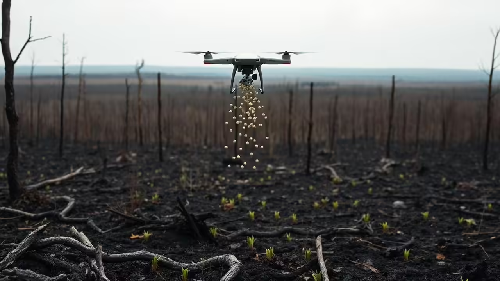  India Harnesses Drones to Plant Millions of Seed Balls, Accelerating Forest Revival