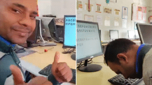 Indian Man Sets Nose-Typing World Record for the Third Time