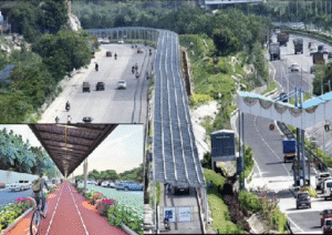 India Unveils First 23 km Solar Cycling Track, Powered by 16,000 Panels