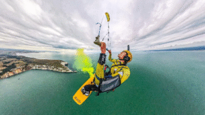 Kite Surfer from West Sussex Sets World Record with Daring 1,587ft Tow-Up Stunt