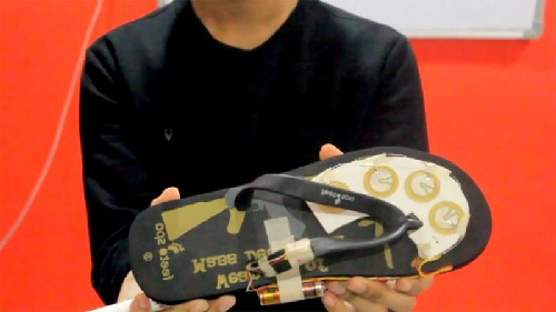  Hyderabad Teen Invents Electroshoe to Combat Molestation
