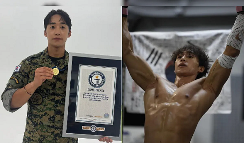  South Korean Soldier Oh Yohan Sets World Record with 11,707 Pull-Ups