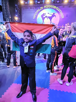  10-Year-Old With ADHD and Autism Wins Gold for India at World Kickboxing Championship