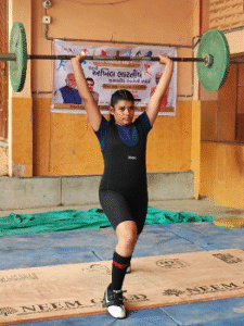 Ahmedabad Girl Wins Bronze at SGFI State Level Weightlifting 2025 in Junagadh