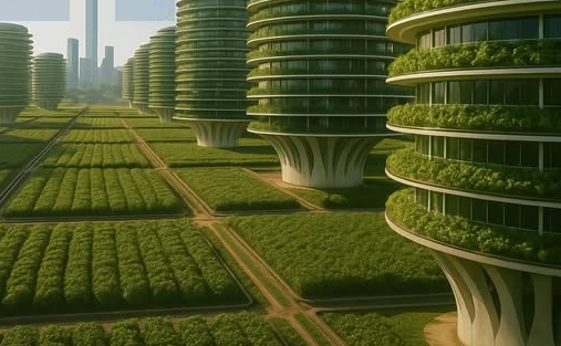  “World’s Largest Vertical Farming City in China Produces 9X More Food with Minimal Water”