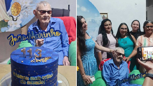  World’s Oldest Man João Marinho Neto Celebrates 113th Birthday Surrounded by Loved Ones