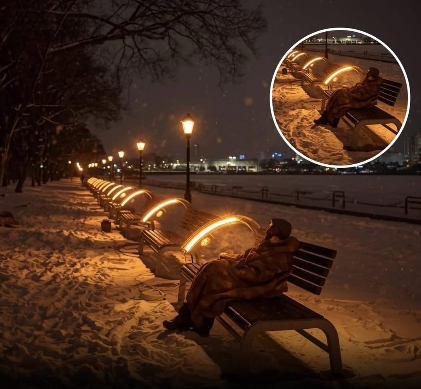  “Japan Unveils Solar Heaters That Keep Homeless Warm All Night in Extreme Cold”