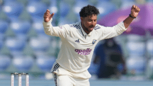 Kuldeep Yadav Creates History with Five-Wicket Haul in India vs West Indies Test