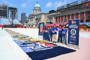 Singapore Celebrates 60 Years of Independence with Record-Breaking Embroidery for Qixi Fest