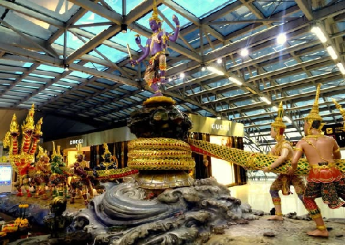  Bangkok’s Suvarnabhumi Airport Showcases Indian Mythology on a Global Stage